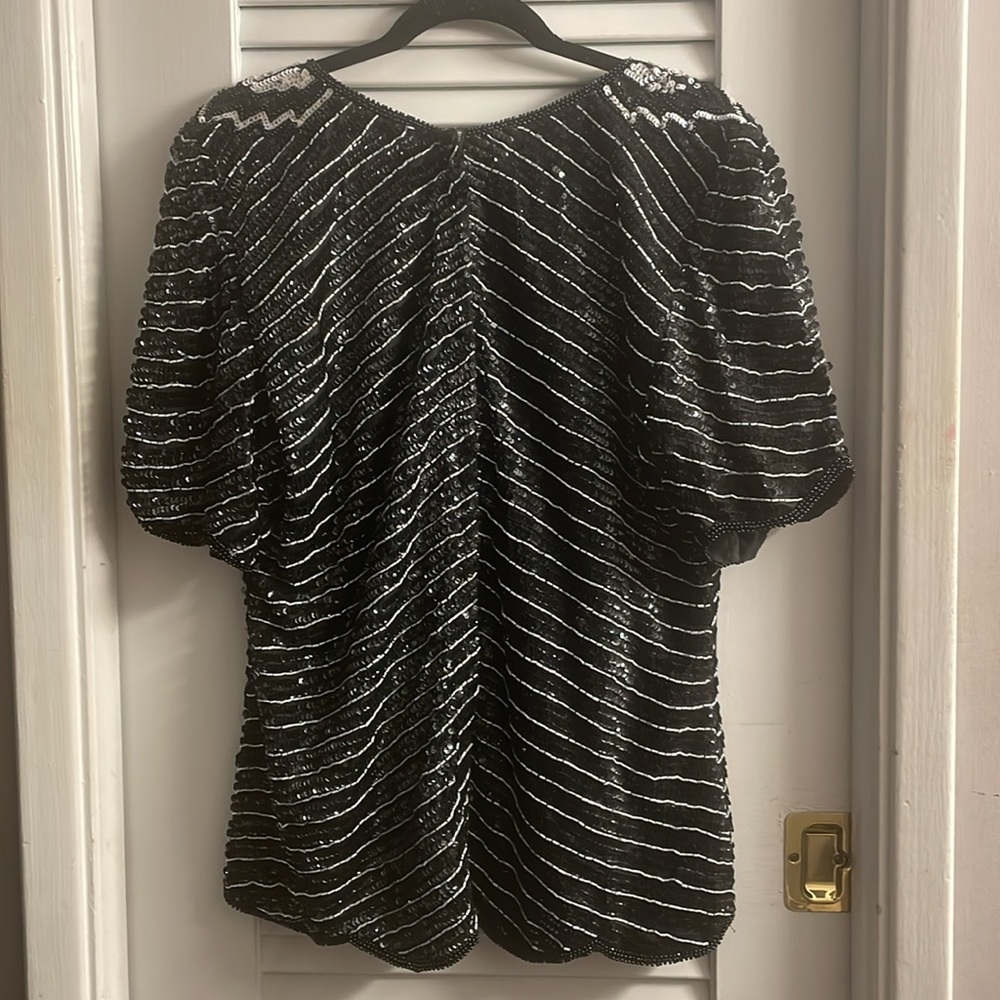 Stenay 80’s Vintage Beaded Blouse, XL - Excellent Vintage Condition - Picture 5 of 5